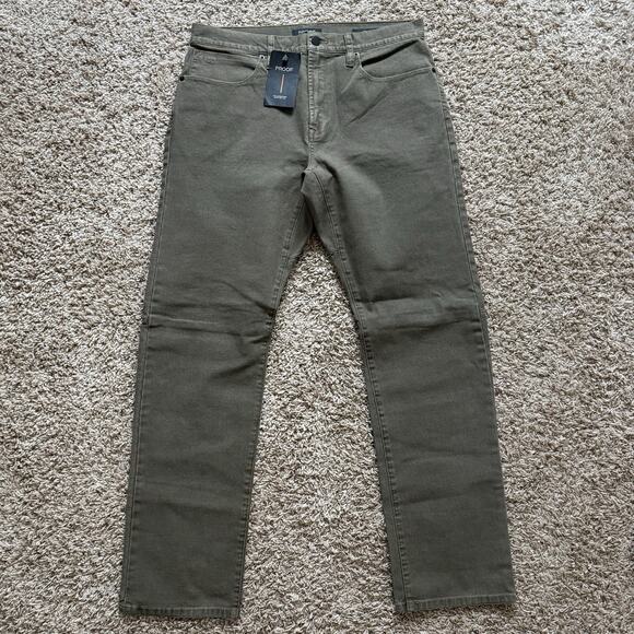 Proof Rover Pants Men’s Size 32x32 Brown Olive Straight Huckberry Stretch Canvas - Picture 1 of 8